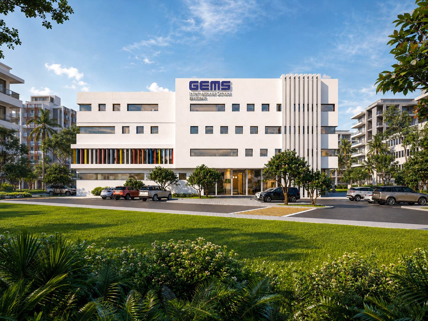 GEMS International School Zanzibar campus set within the Infinity Hills residential community
